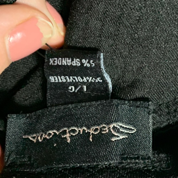 (2/$20) Seductions by SWS Lg Black Dress - Picture 2 of 4